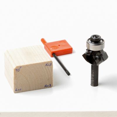 Trasco Hm keermesfase/afrondfrees 45graden R1/2/3 D12 Trasco Hm keermesfase/afrondfrees 45graden R1/2/3 D12