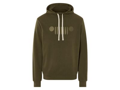 Heren hoodie (Kaki, S)