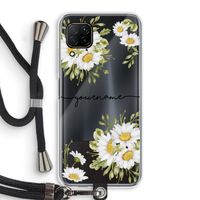Daisies: Huawei P40 Lite Transparant Hoesje met koord