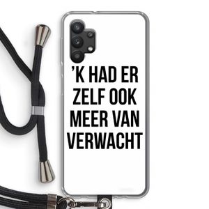 Meer verwacht: Samsung Galaxy A32 5G Transparant Hoesje met koord