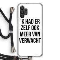 Meer verwacht: Samsung Galaxy A32 5G Transparant Hoesje met koord