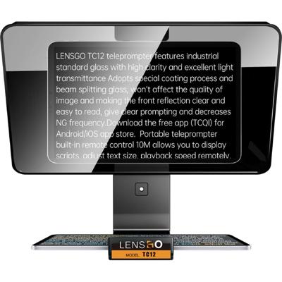 Lensgo TC12 Autocue teleprompter Lensgo TC12 Autocue teleprompter