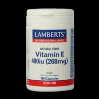 Vitamine E 400IE natuurlijk 180 Vegetarische capsules