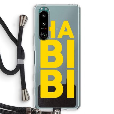 Habibi Majorelle : Sony Xperia 5 III Transparant Hoesje met koord