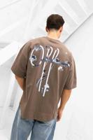Off The Pitch Phantom T-Shirt Heren Bruin - Maat XS - Kleur: Bruin | Soccerfanshop
