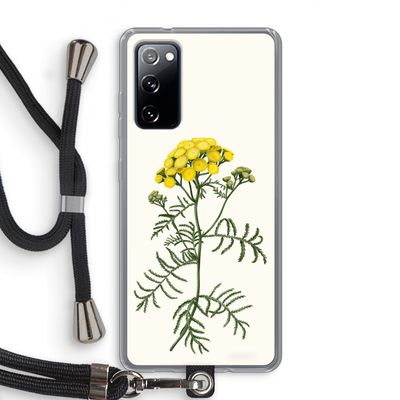 Tansy: Samsung Galaxy S20 FE / S20 FE 5G Transparant Hoesje met koord