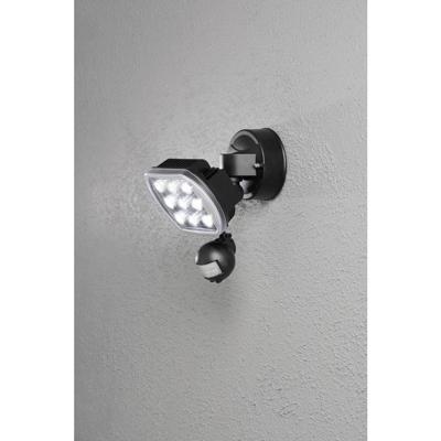 Konstsmide 7692-000 LED-buitenschijnwerper met bewegingsmelder 9 W Warmwit