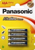 Panasonic Alkaline Power LR03/AAA batterijen - 4 stuks.