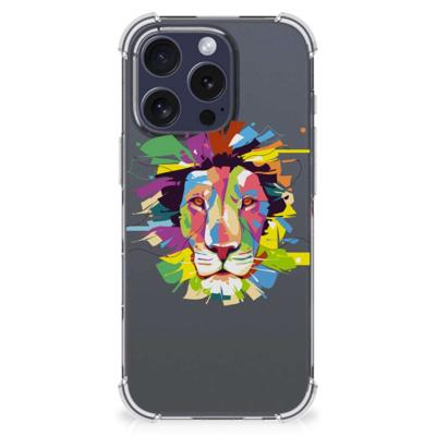 iPhone 16 Pro Max Stevig | Bumper Hoesje | Lion Color iPhone 16 Pro Max Stevig | Bumper Hoesje | Lion Color
