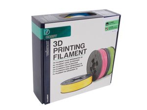 Velleman PLA175SET6 3D-printmateriaal Polymelkzuur Zwart, Rood, Wit, Geel 300 g