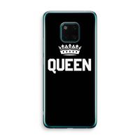 Queen zwart: Huawei Mate 20 Pro Transparant Hoesje