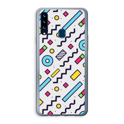 8-bit N°8: Samsung Galaxy A20s Transparant Hoesje
