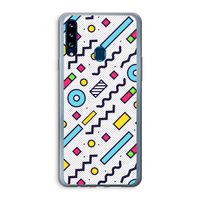 8-bit N°8: Samsung Galaxy A20s Transparant Hoesje
