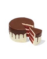 HEMA Dripcake chocolade red velvet 8 p.