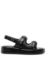 Elleme sandales en cuir à bride arrière - Noir Elleme sandales en cuir à bride arrière - Noir