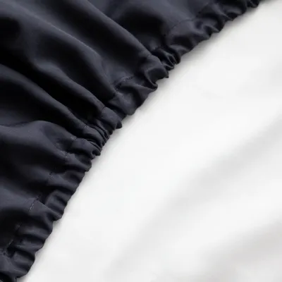 Bamboe Hoeslaken Donkergrijs 180x200+30 Cm Bamboe Hoeslaken Donkergrijs 180x200+30 Cm