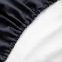 Bamboe Hoeslaken Donkergrijs 180x200+30 Cm