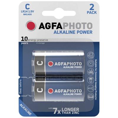 AgfaPhoto LR14 C batterij (baby) Alkaline 1.5 V 2 stuk(s)