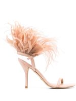 Stuart Weitzman sandales Plume 100 mm - Tons neutres