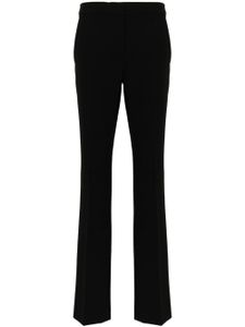 Moschino pantalon droit à plis marqués - Noir