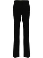 Moschino pantalon droit à plis marqués - Noir