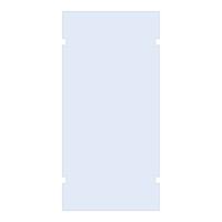 BRAUER Wand 110 helder glas tweezijdige uitsparingen
