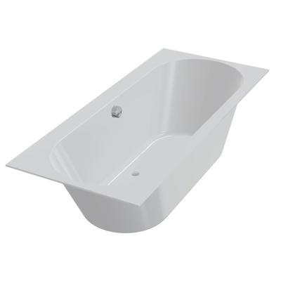 XenZ Ligbad Beterbad Madeira 180x80 cm Inclusief Badpoten Mat Wit