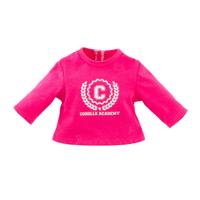 Corolle fuchsia t-shirt voor poppen, 36cm