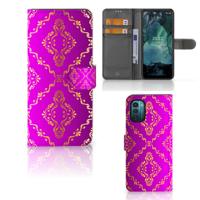 Wallet Case Nokia G11 | G21 Barok Roze