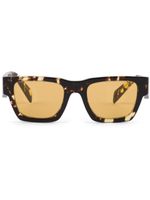 Prada Eyewear lunettes de soleil rectangulaires Symbole - Marron - thumbnail