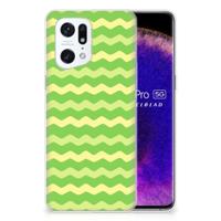 OPPO Find X5 Pro | TPU bumper | Waves Green