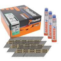 Paslode 34° Papier Gebonden Stripnagels IM90 | Blank | Ring | 2.8x51mm | +3x Gas VE=3750 - 142005