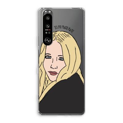 Mary Kate: Sony Xperia 1 III Transparant Hoesje