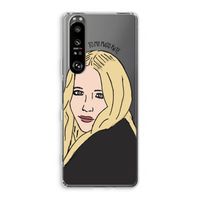 Mary Kate: Sony Xperia 1 III Transparant Hoesje