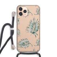 Simple leaves: iPhone 11 Pro Transparant Hoesje met koord