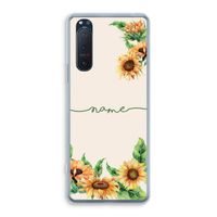 Zonnebloemen: Sony Xperia 5 II Transparant Hoesje