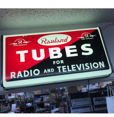 Rauland Tubes For Radio And Television Lichtbak - Zeldzaam