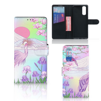 OPPO Find X2 Telefoonhoesje met Pasjes Bird - thumbnail