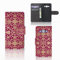 Wallet Case Samsung Galaxy A3 2015 Barok Pink - thumbnail