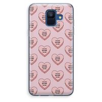 Chicks before dicks: Samsung Galaxy A6 (2018) Transparant Hoesje