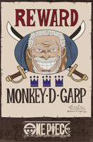 Poster One Piece - Wanted - Garp Cross Guild 61x91,5cm