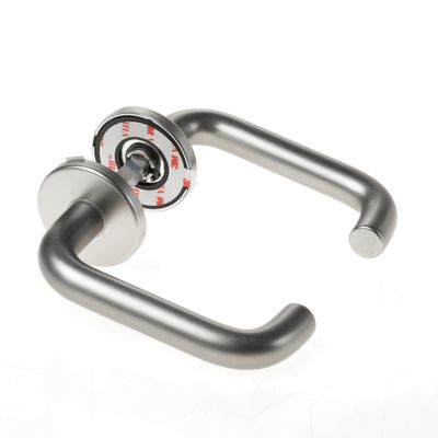 Deurkruk rvs look D-model easy click Deurkruk rvs look D-model easy click