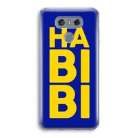 Habibi Blue: LG G6 Transparant Hoesje