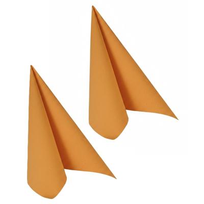 Conpax Luxe servetten - Fel oranje - 40x stuks - 33 x 33 cm - 3 laags papier - Tafel dekken Conpax Luxe servetten - Fel oranje - 40x stuks - 33 x 33 cm - 3 laags papier - Tafel dekken