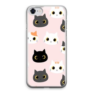 Katten: iPhone 8 Transparant Hoesje