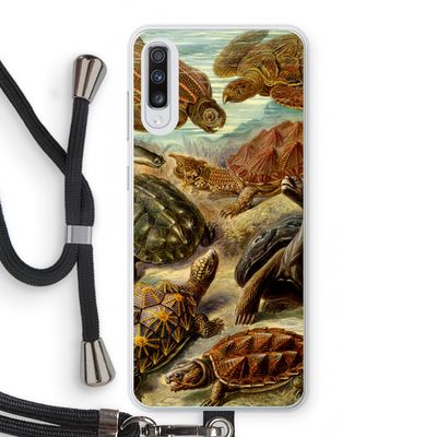 Haeckel Chelonia: Samsung Galaxy A70 Transparant Hoesje met koord