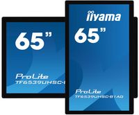 Iiyama ProLite TF6539UHSC-B1AG Large Format display Energielabel: G (A - G) 165.1 cm (65 inch) 3840 x 2160 Pixel 24/7 Geïntegreerde luidspreker, Multi-touch, - thumbnail
