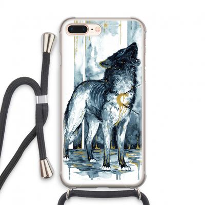 Bleeding Soul: iPhone 8 Plus Transparant Hoesje met koord