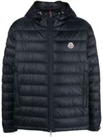 Moncler doudoune Agout à patch logo - Bleu - thumbnail