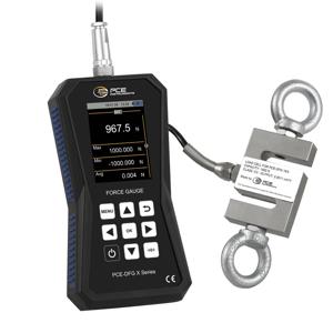 PCE Instruments Krachtmeter 0 - 1000 N Fabrieksstandaard (zonder certificaat)